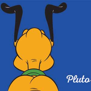 Disney Friends Pluto Backwards iPhone 13 Pro Max Clear Case